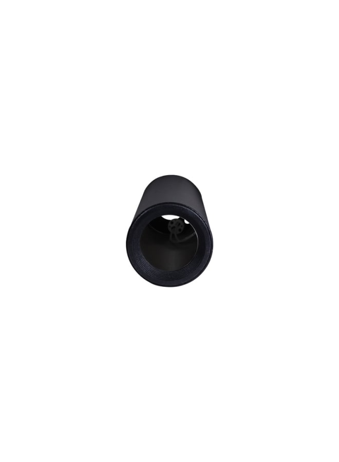 Jana Light Empty Round Black Aluminum Cylinder with Stepped Ring, 20 cm – Jana Light - Image 3